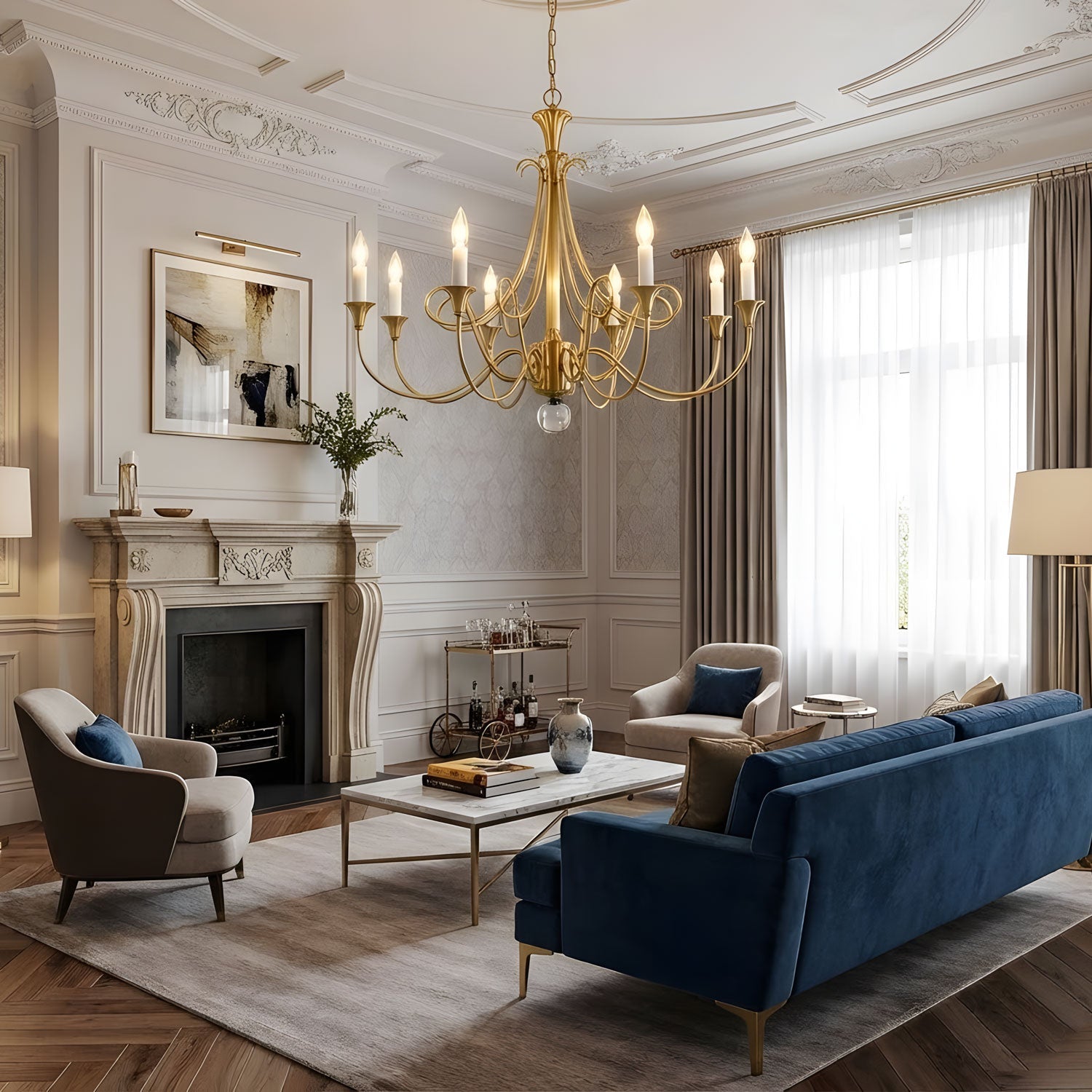 Double-Twist-Chandelier-_7 - Oleniva