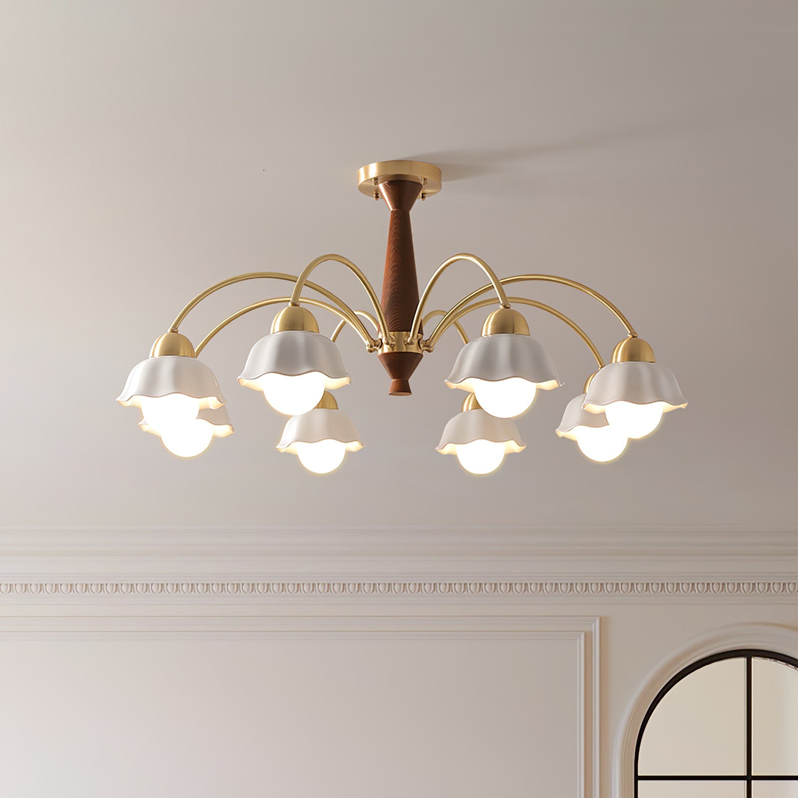 Swedish_Modern_Brass_Chandelier__109 - Oleniva