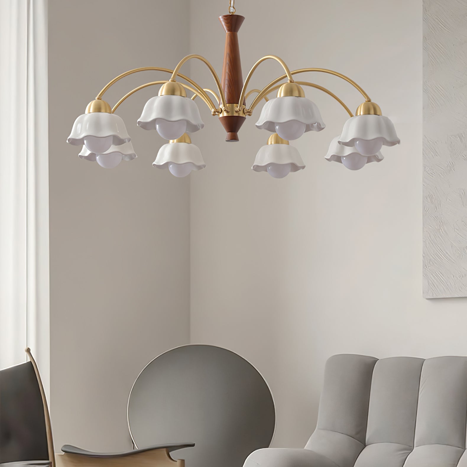 Swedish_Modern_Brass_Chandelier__110 - Oleniva
