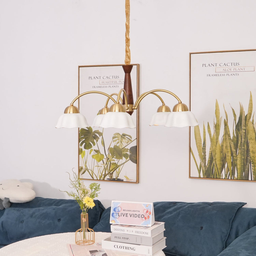 Swedish_Modern_Brass_Chandelier__8 - Oleniva