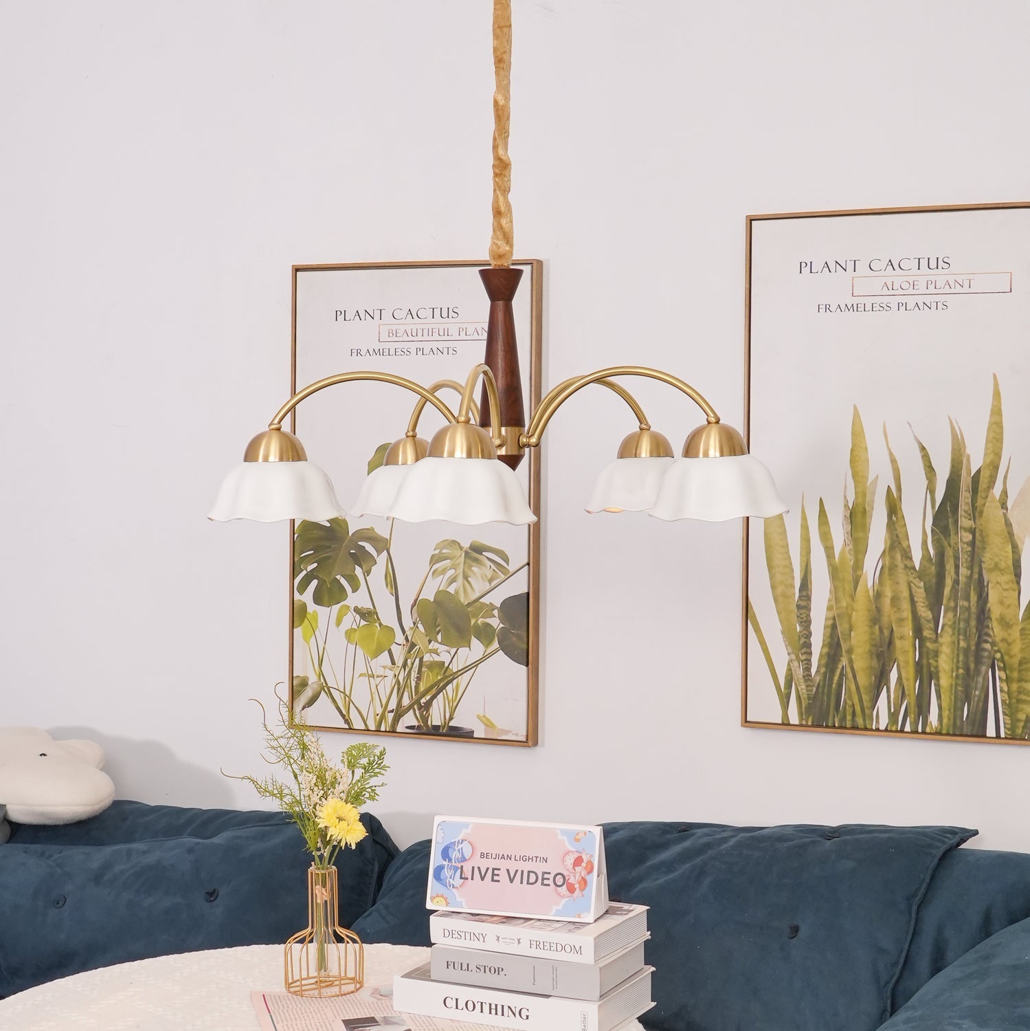 Swedish_Modern_Brass_Chandelier__9 - Oleniva