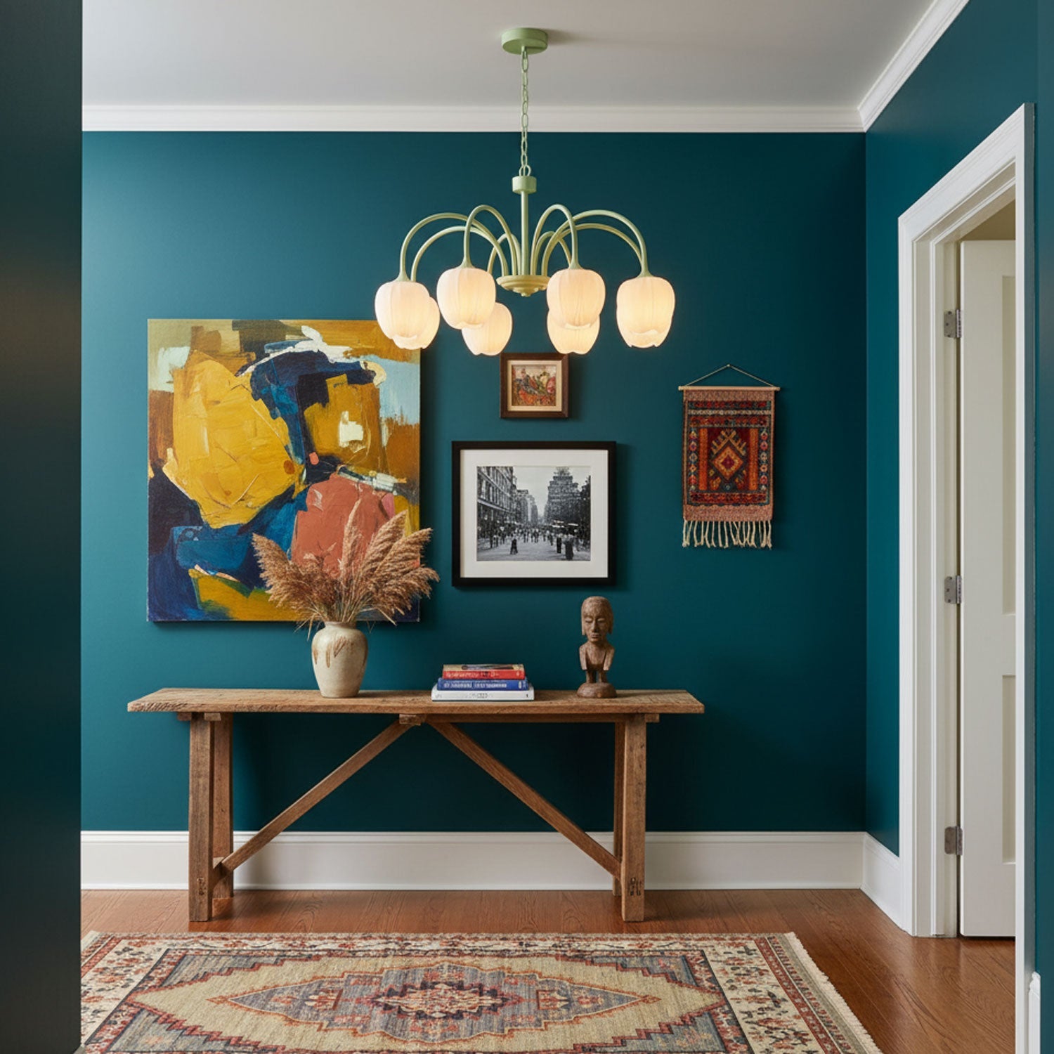Tulip-Matcha-Chandelier-_1 - Oleniva