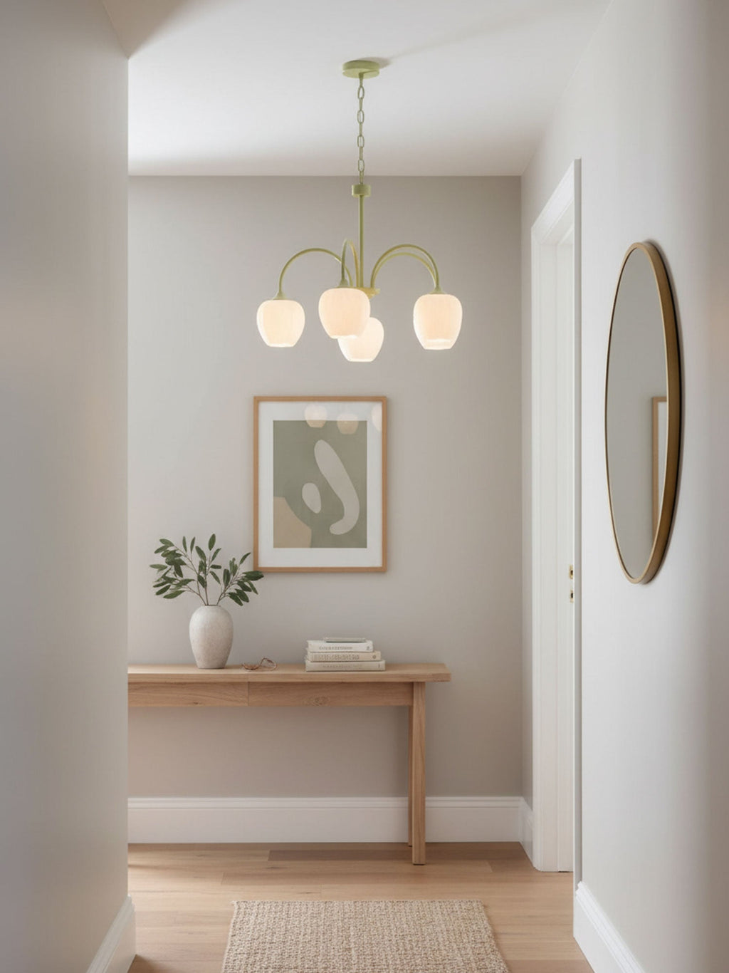 Tulip-Matcha-Chandelier-_11 - Oleniva