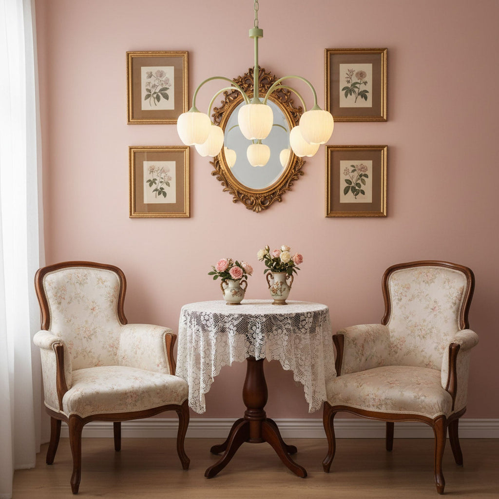 Tulip-Matcha-Chandelier-_12 - Oleniva