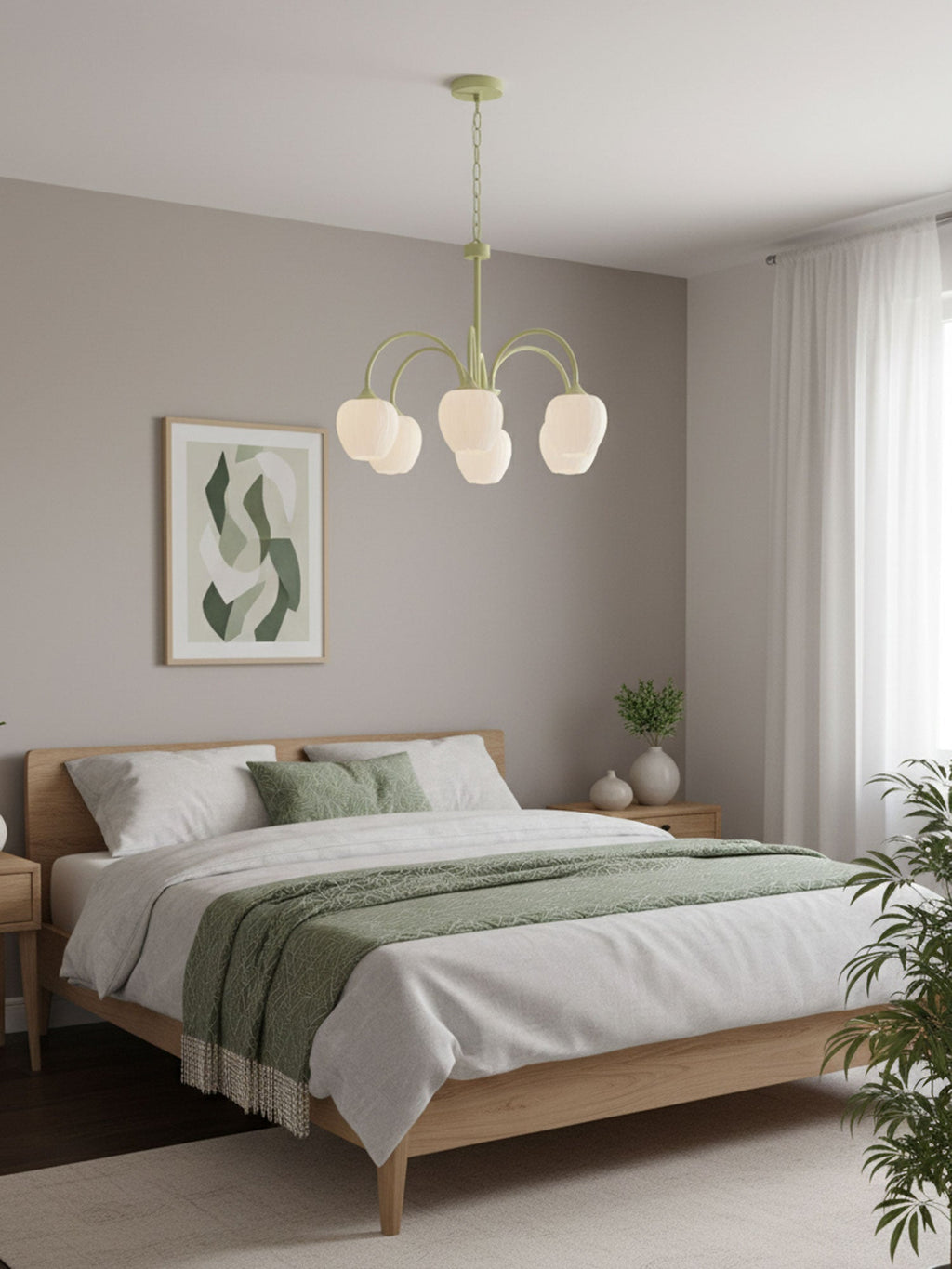 Tulip-Matcha-Chandelier-_13 - Oleniva