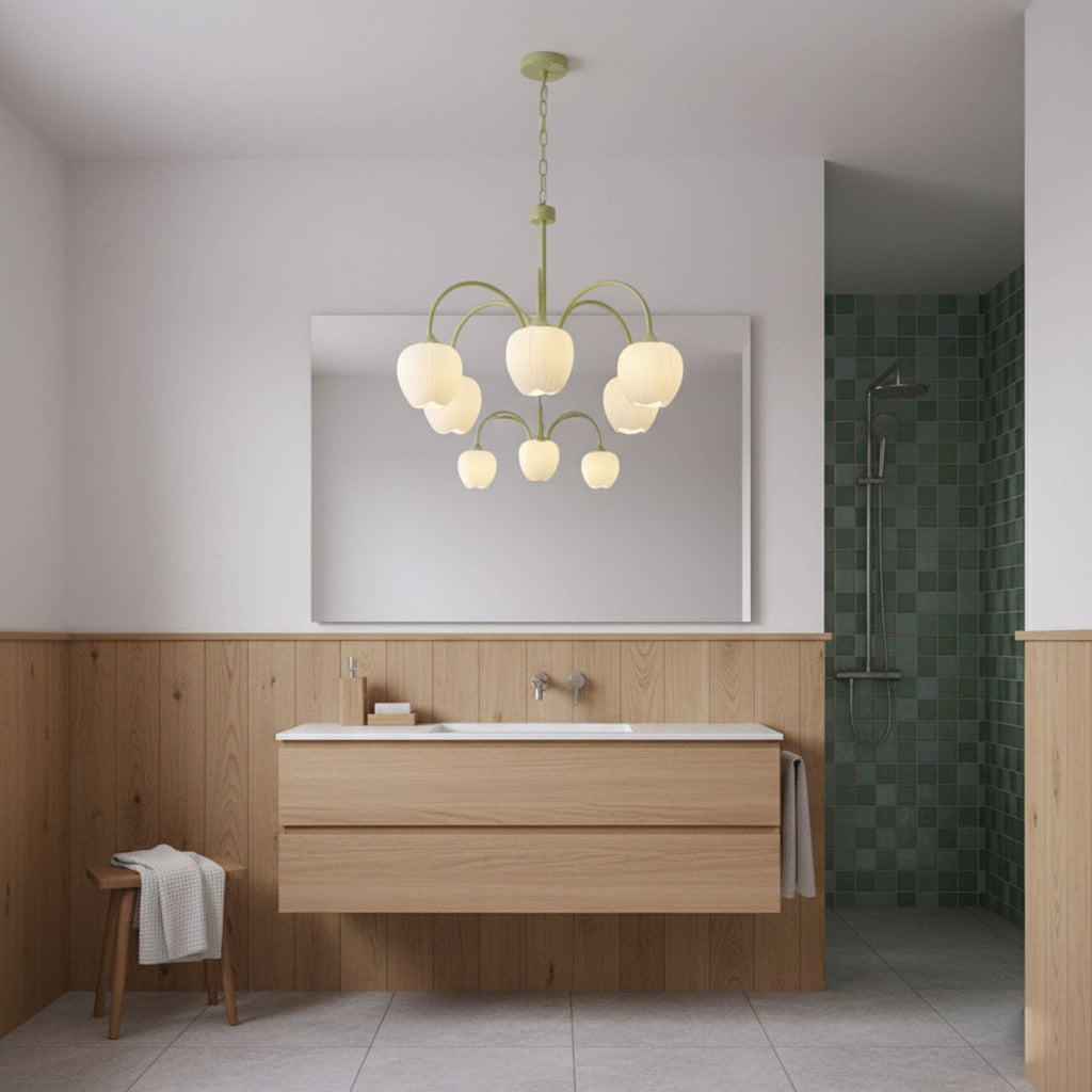 Tulip-Matcha-Chandelier-_3 - Oleniva