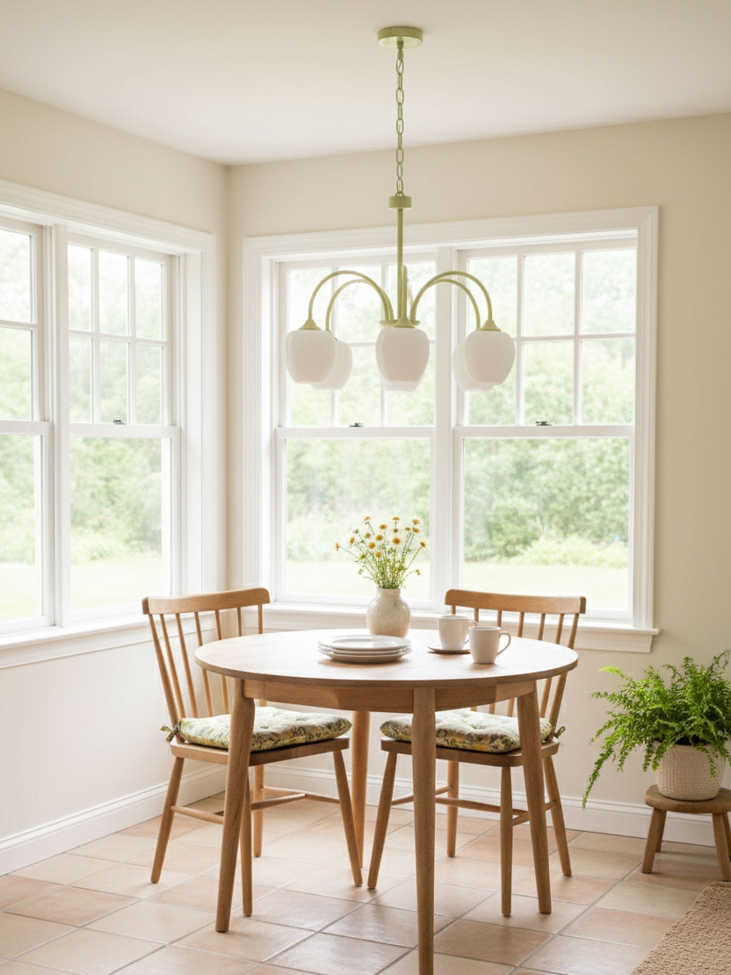 Tulip-Matcha-Chandelier-_4 - Oleniva