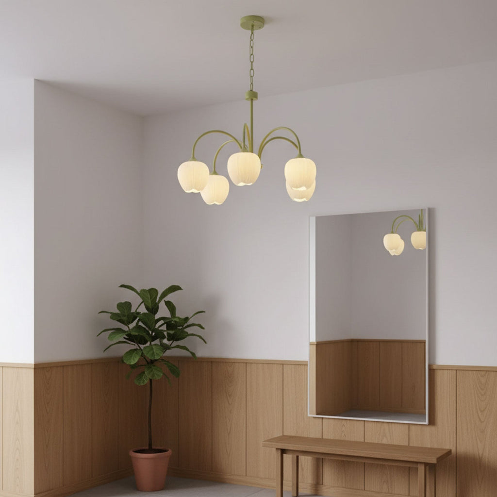 Tulip-Matcha-Chandelier-_6 - Oleniva