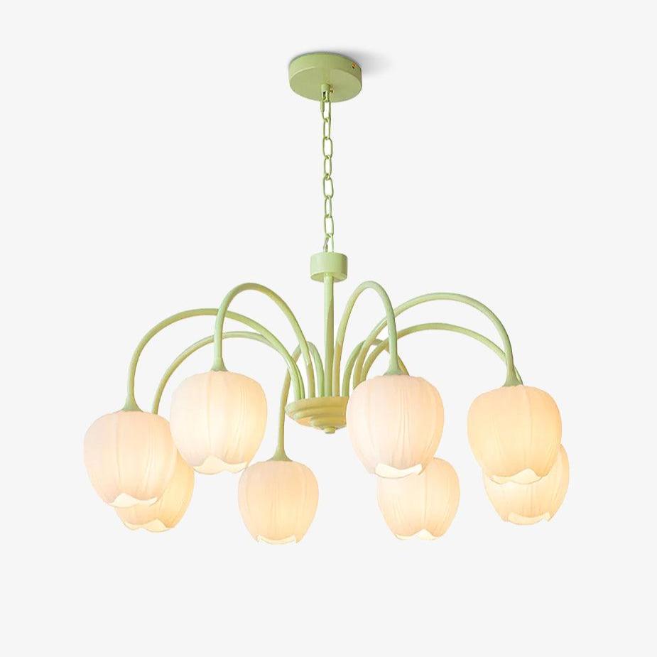 Tulip_Matcha_Chandelier - Oleniva