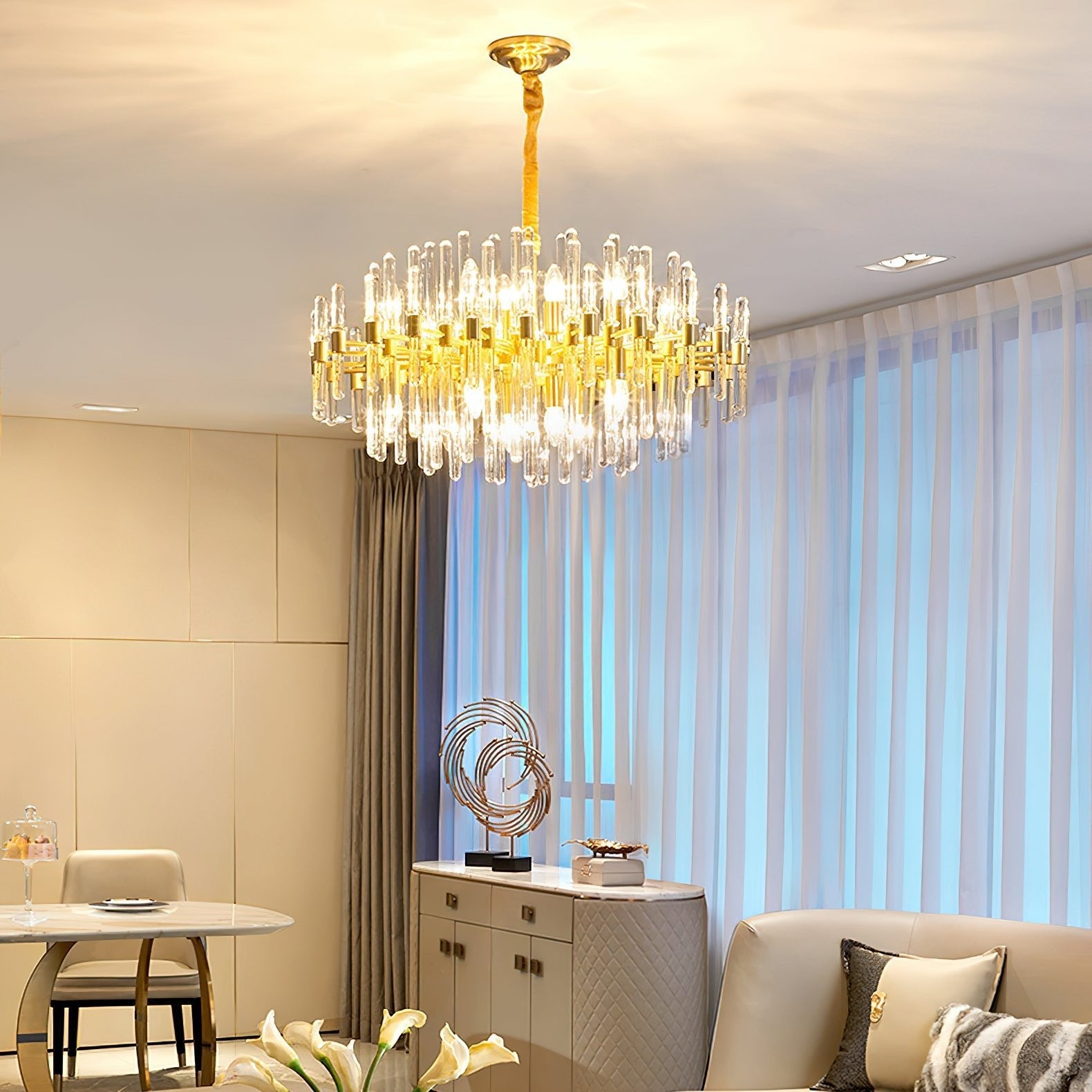 Vintage_Antique_Brass_Chandelier__52-538754 - Oleniva