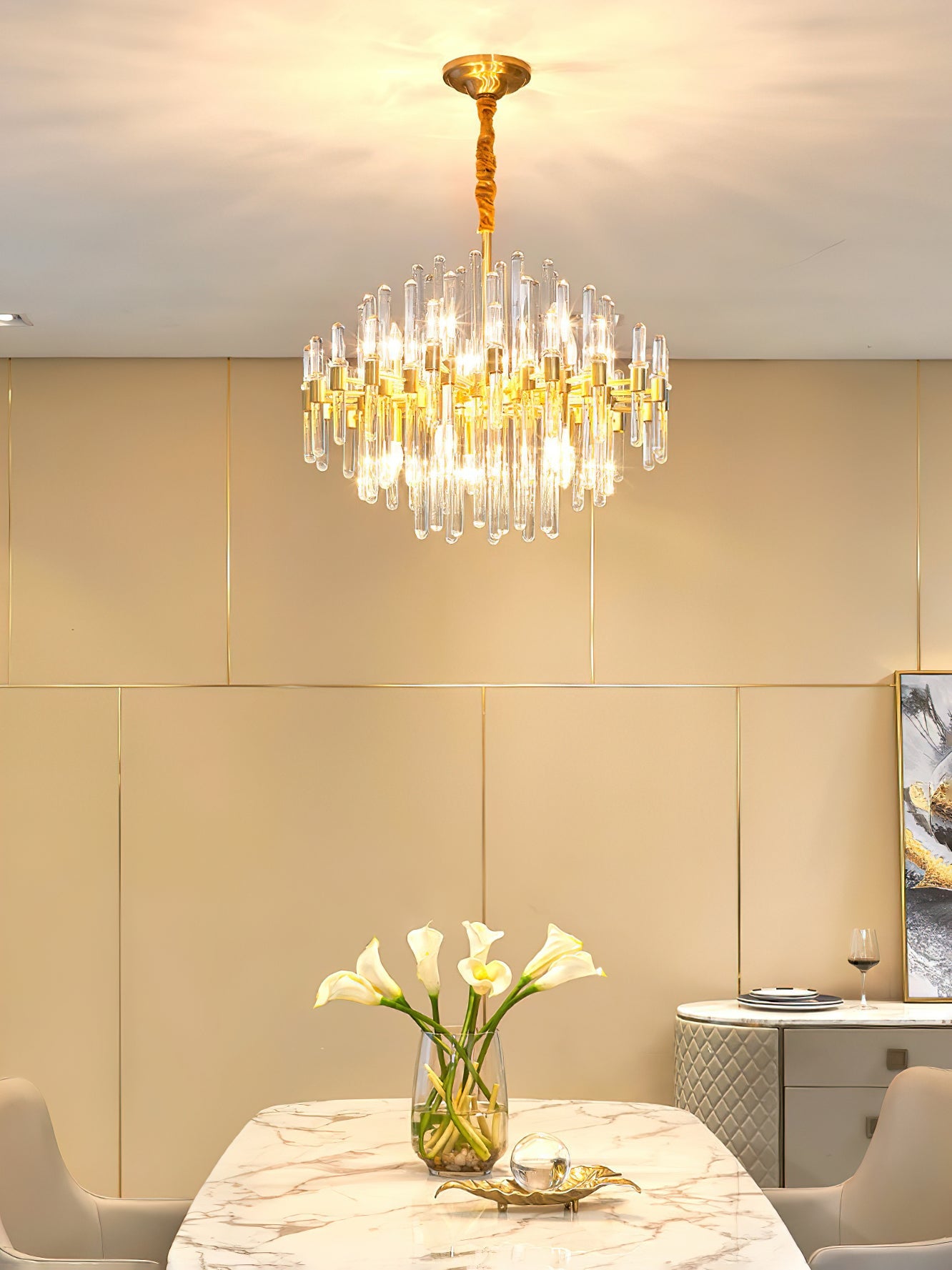 Vintage_Antique_Brass_Chandelier__56 - Oleniva